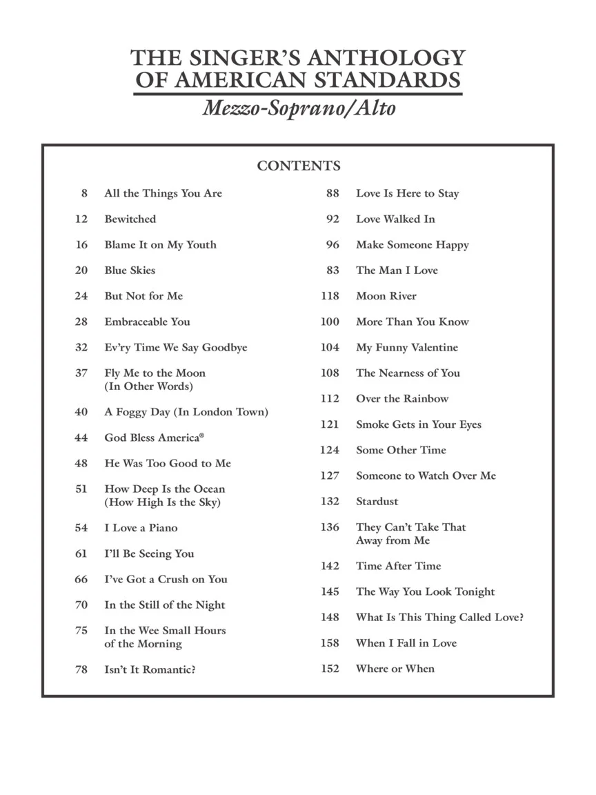 Singer's Anthology of American Standards Mezzo-Soprano/Alto Edition - Image 3