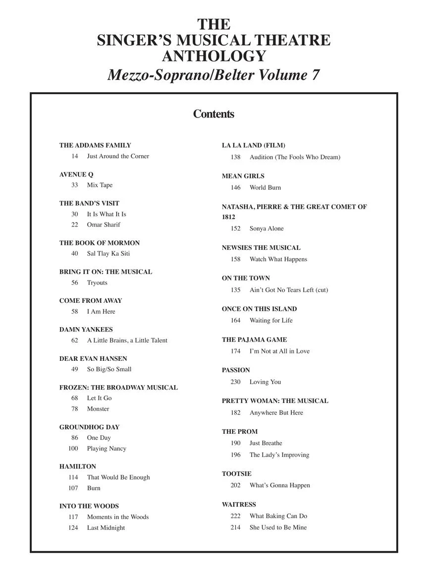 Singer's Musical Theatre Anthology Mezzo-soprano/belter Volume 7 - Image 3