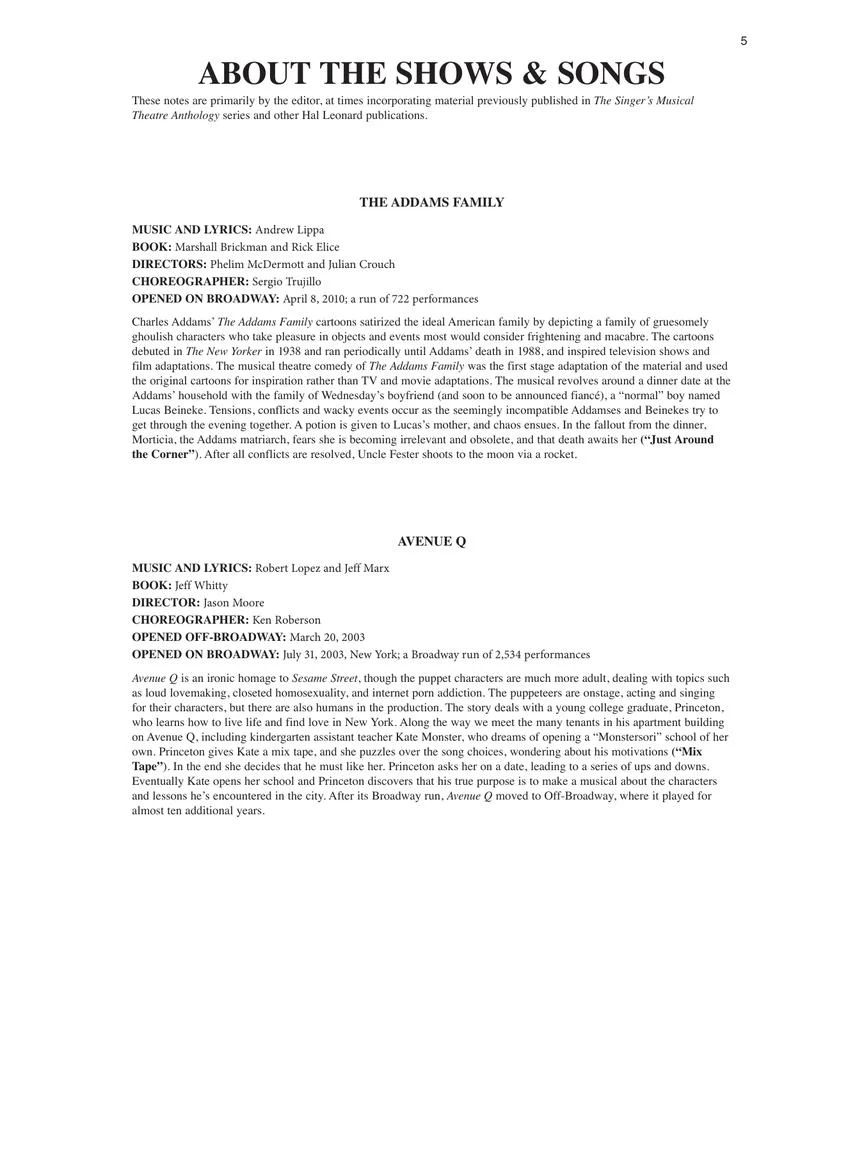 Singer's Musical Theatre Anthology Mezzo-soprano/belter Volume 7 - Image 4