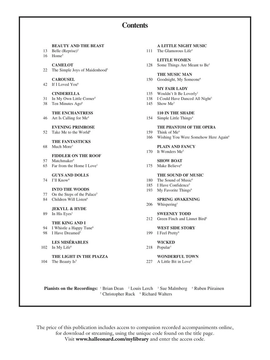 Singer's Musical Theatre Anthology Teen's Edition Soprano - Image 2