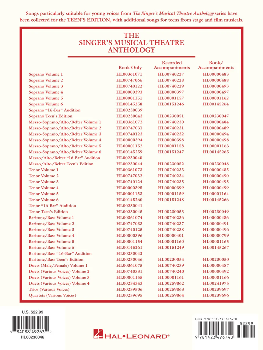 Singer's Musical Theatre Anthology Teen's Edition - Image 6
