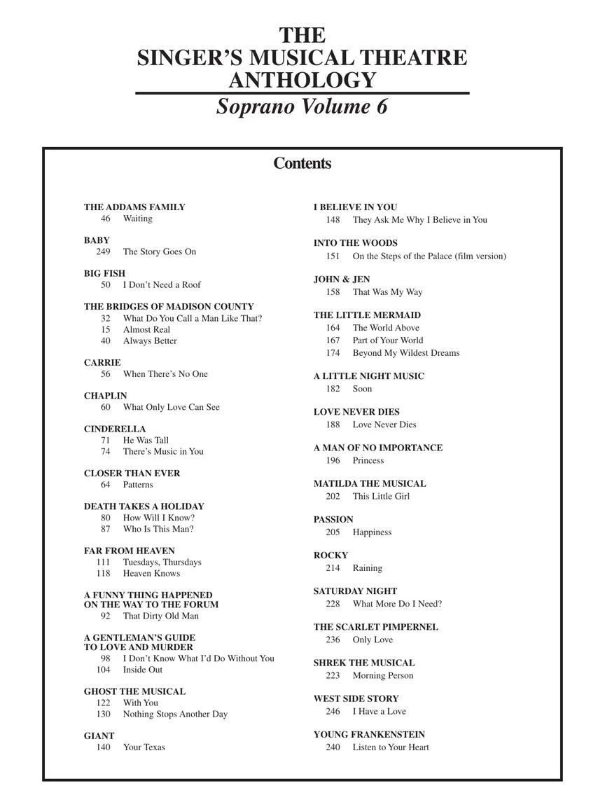 Singer's Musical Theatre Anthology - Soprano Vol 6 - Image 3