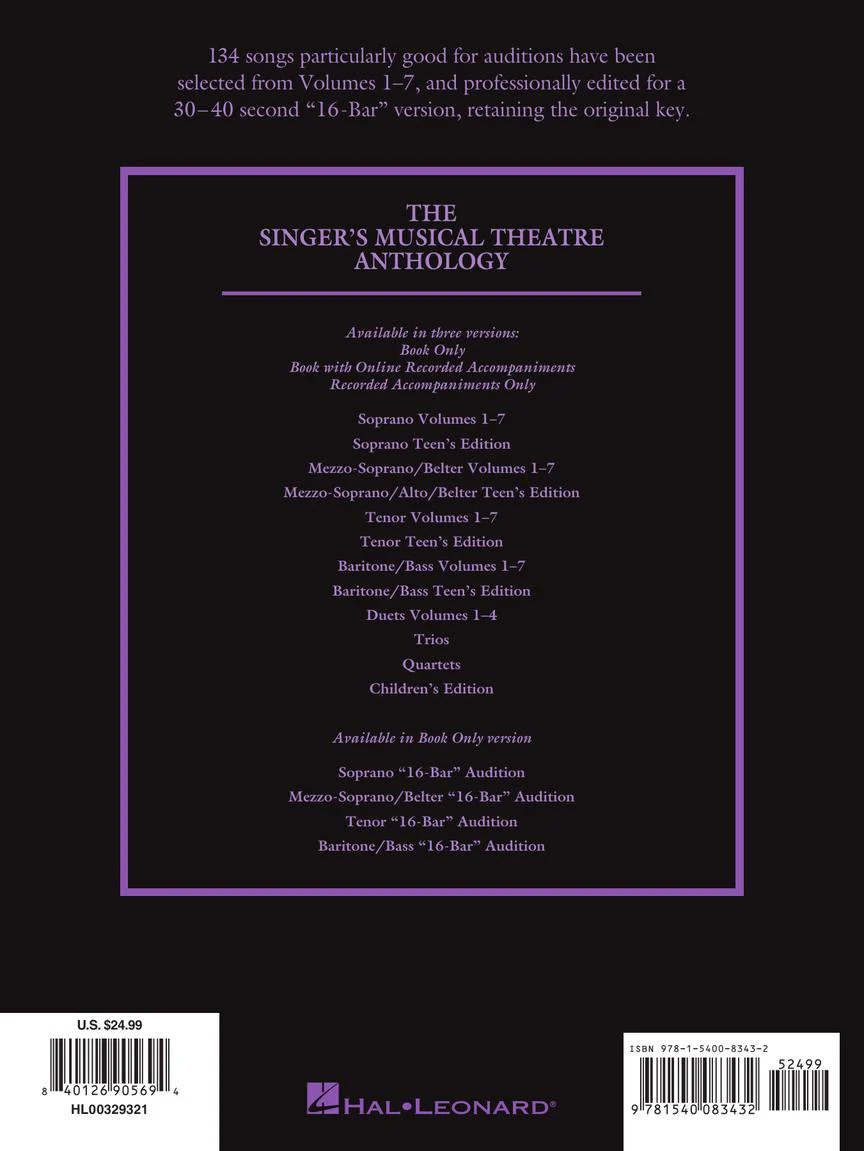 Singer's Musical Theatre Anthology – “16-Bar” Audition – 3rd Edition from Volumes 1-7 Soprano Edition - Image 8