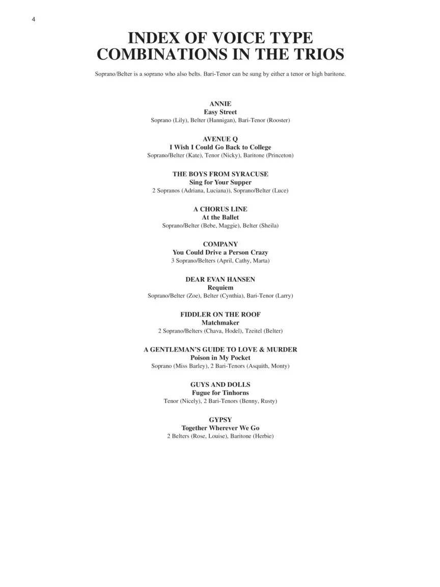 Singer's Musical Theatre Anthology: Trios - Book/Online Audio - Image 4