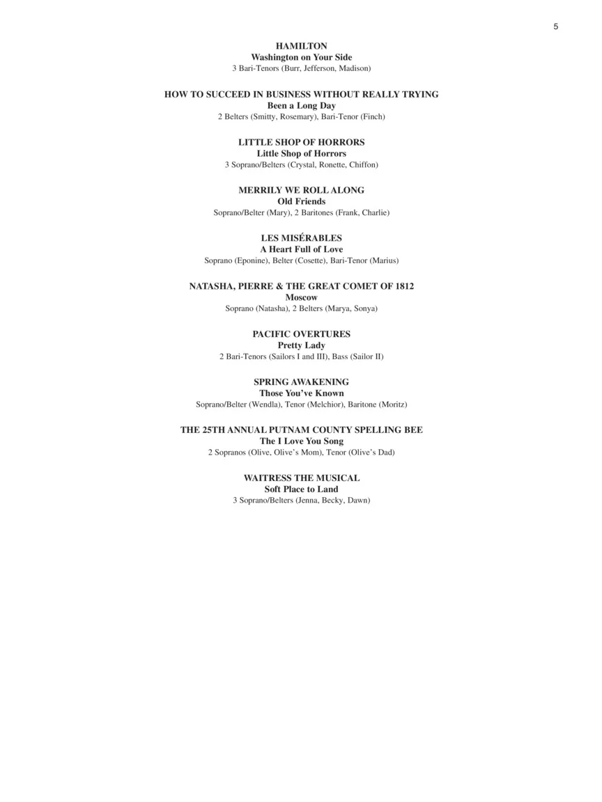 Singer's Musical Theatre Anthology: Trios - Book/Online Audio - Image 5