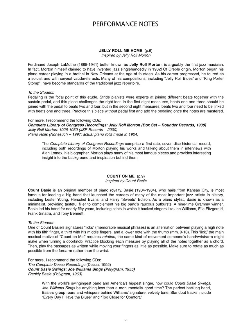 Siskind Jazz Etude Inspirations - Eight Piano Etudes Inspired by the Masters - Image 3
