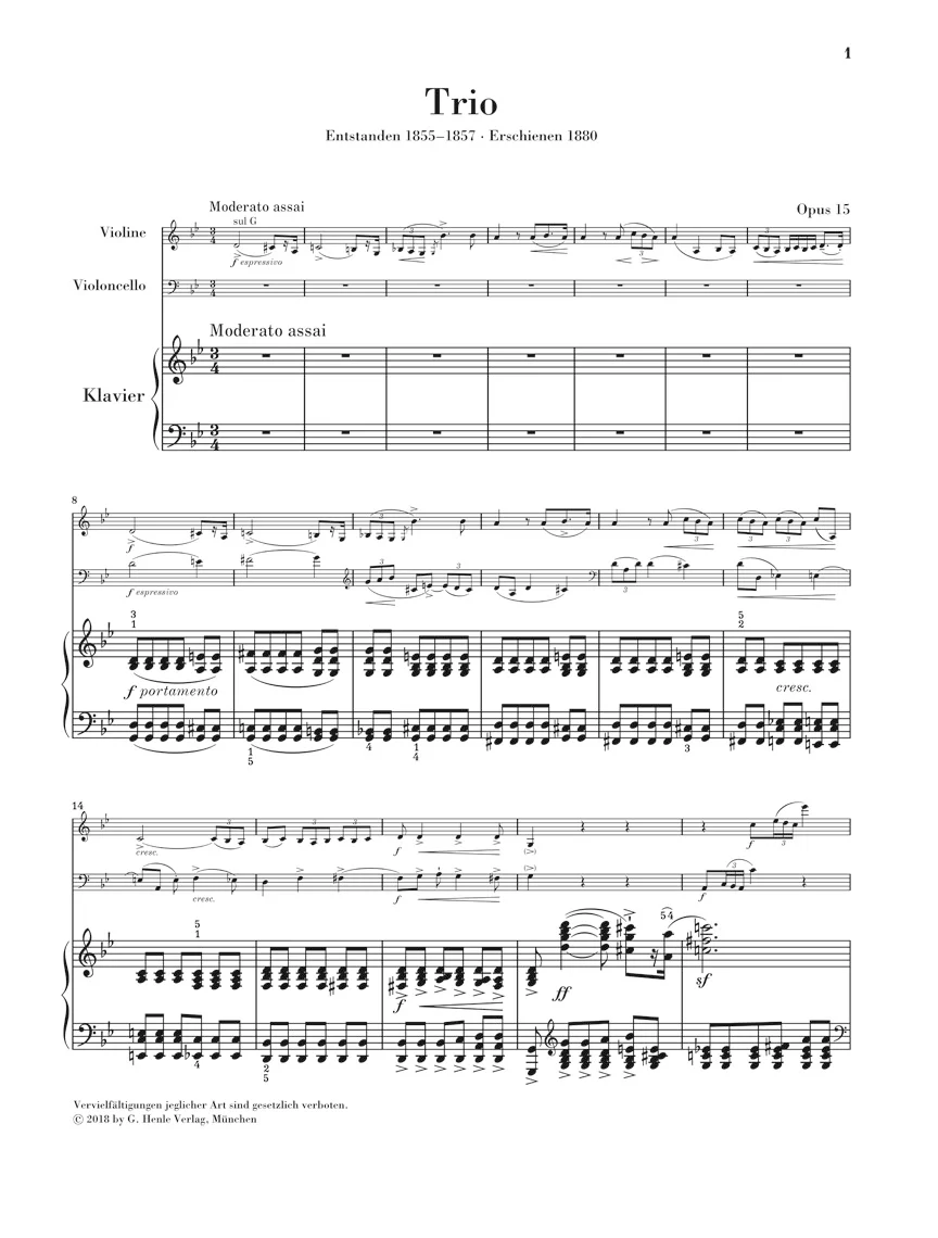 Smetana: Piano Trio in g minor, Op. 15 - Image 2