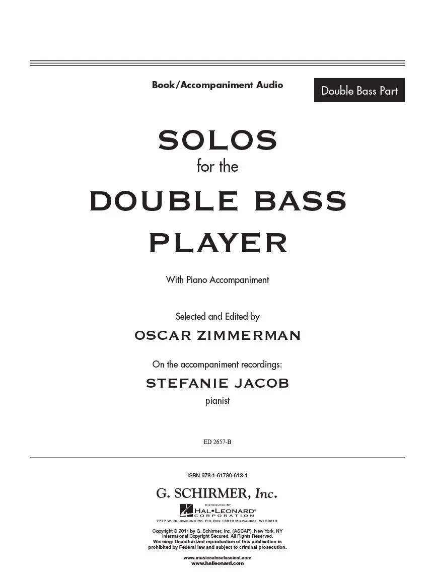 Solos for the Double Bass Player - Image 3