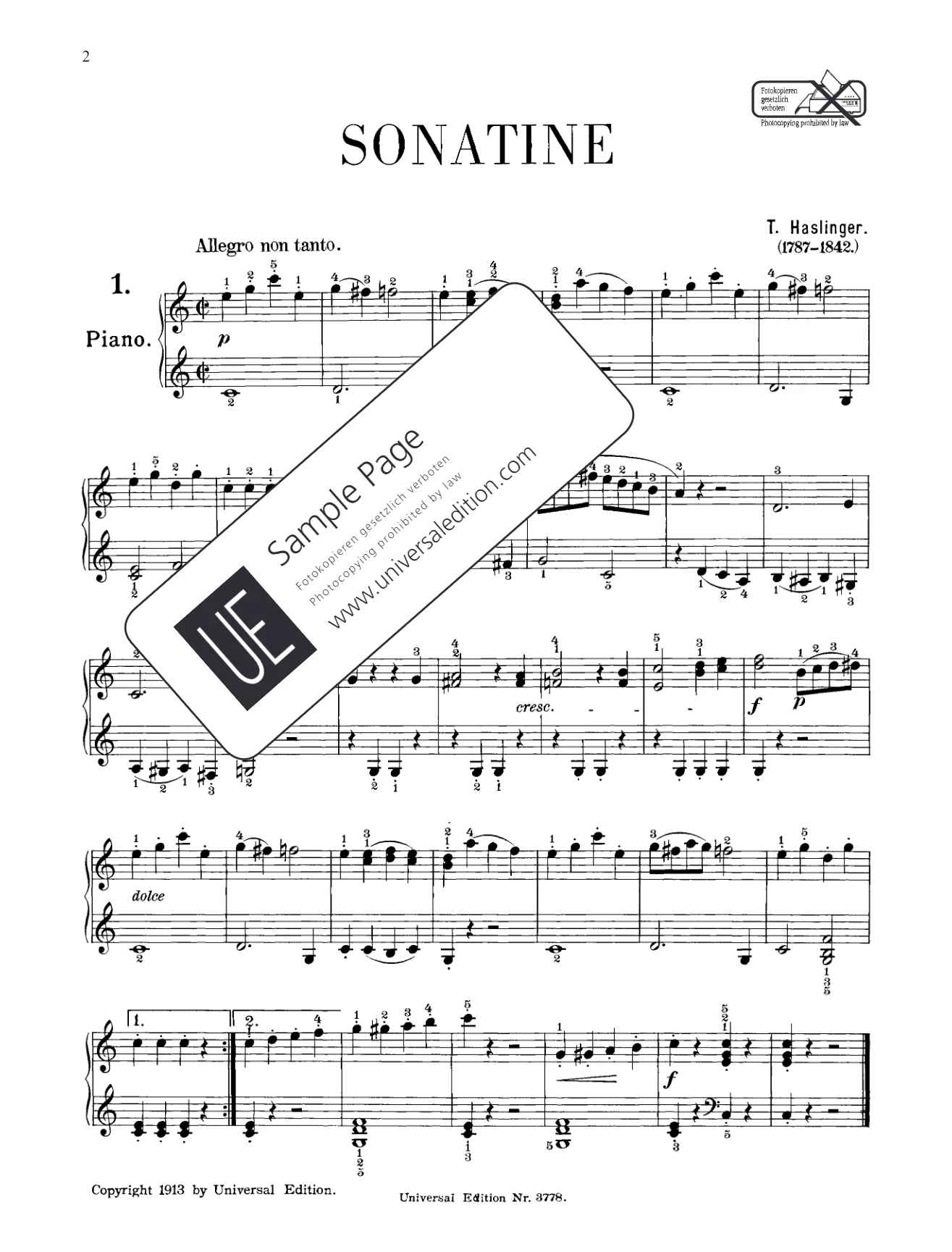 Sonatinas Preparatives for Piano - Image 2
