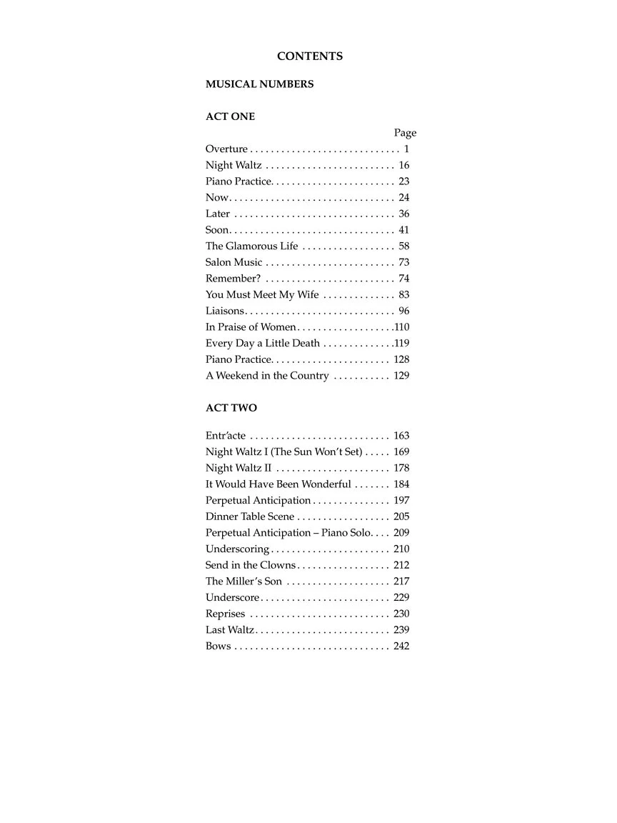Little Night Music, A - Vocal Score - Image 4