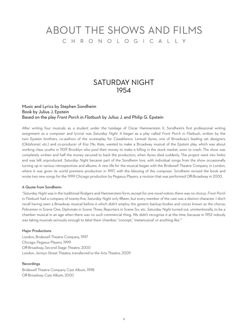 The Stephen Sondheim Collection Volume 1 P/V/G - Image 5