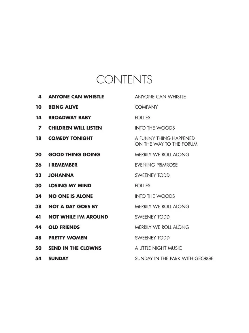 Sondheim for Piano Solo - Image 2