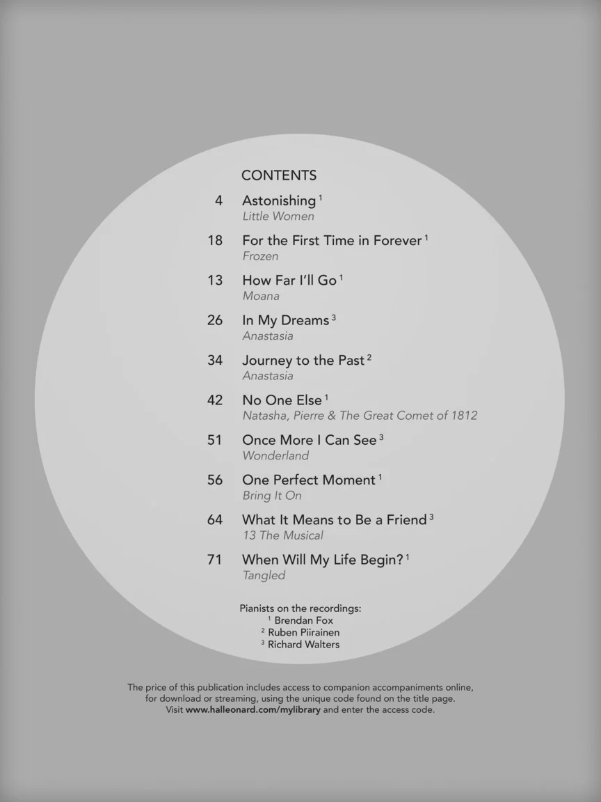 Songs from 21st Century Musicals for Teens: Young Women's Edition - Book/Online Audio - Image 2