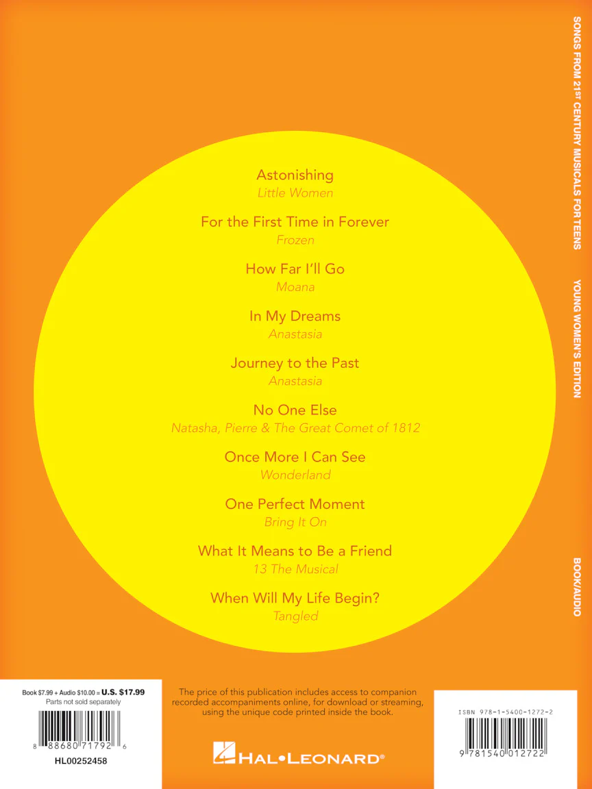 Songs from 21st Century Musicals for Teens: Young Women's Edition - Book/Online Audio - Image 5