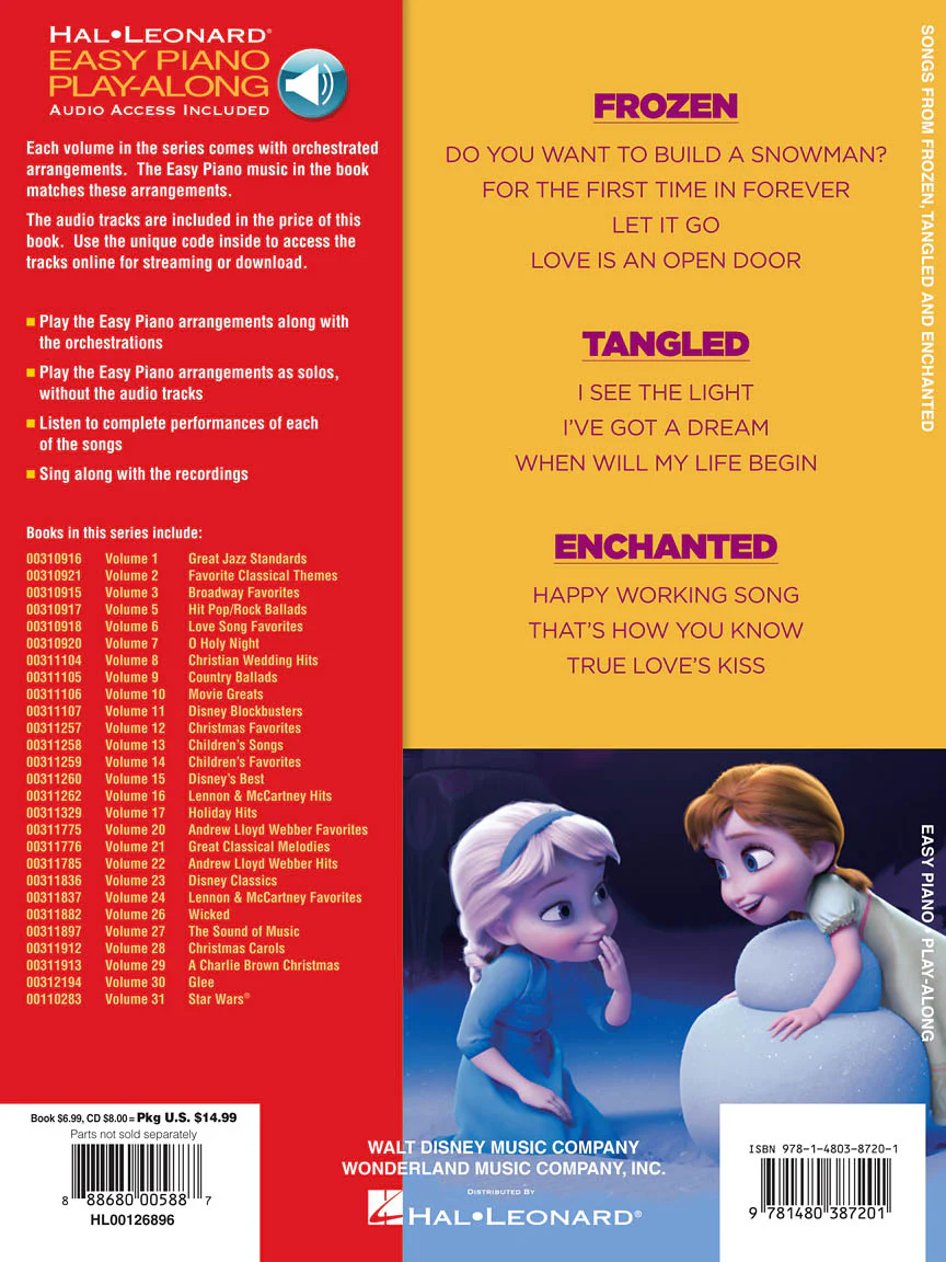 Frozen, Tangled and Enchanted - Easy Piano Play-Along Volume 32 - Image 2