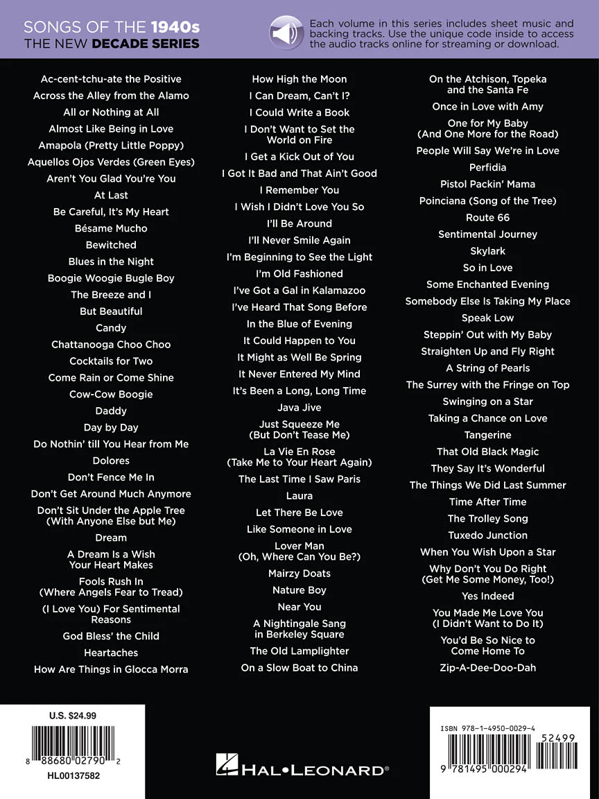 Songs of the 1940s - New Decade Series - Image 2
