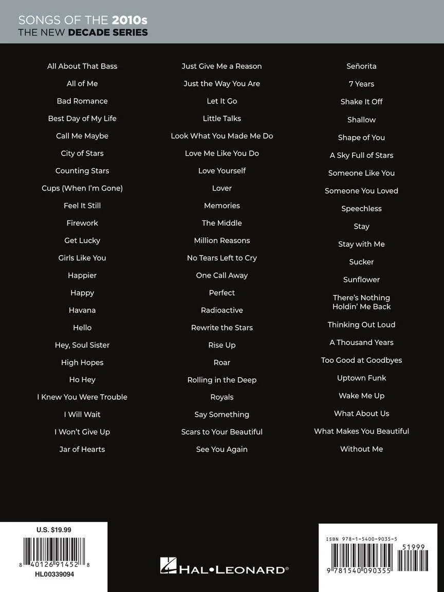 Songs of the 2010s: The New Decade Series – Updated Edition E-Z Play Today #371 - Image 11
