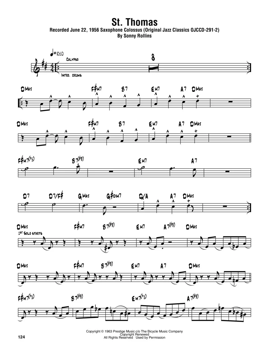Rollins, Sonny - Omnibook for B-Flat Instruments - Image 6