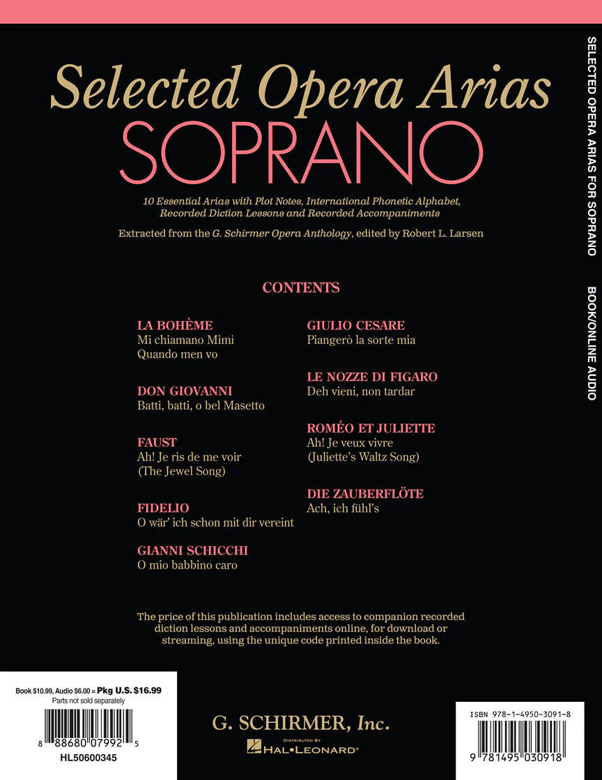 Soprano Selected Opera Arias - Image 2