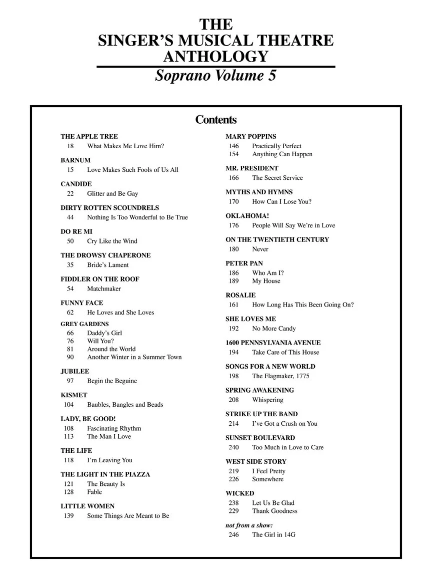 Singer's Musical Theatre Anthology Soprano Volume 5 - Image 4