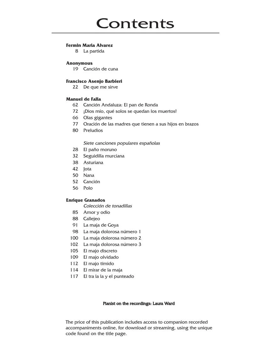 Anthology of Spanish Song - Image 2