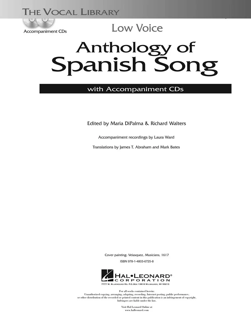 Anthology of Spanish Song Low Voice Edition - Image 3