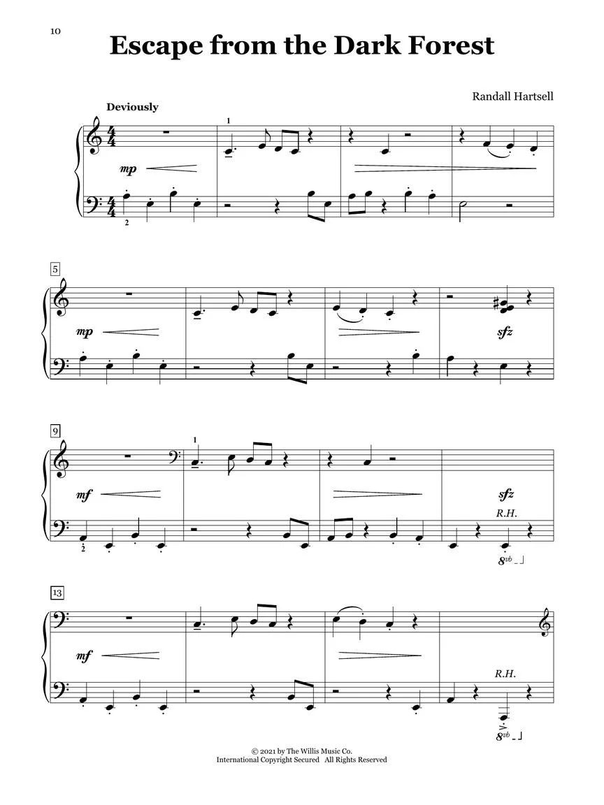 Strange Sounds 10 Bewitching Piano Solos for Recitals - Image 4