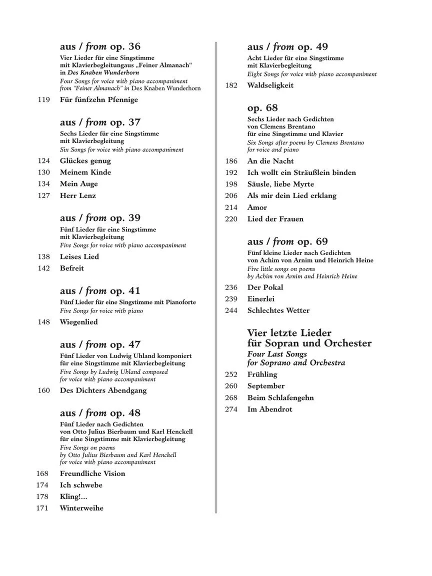 Strauss: 57 Lieder High Voice And Piano - Image 3