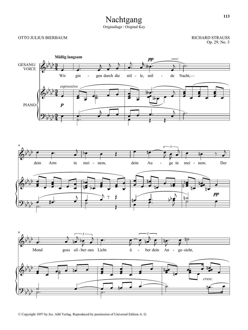Strauss: 57 Lieder High Voice And Piano - Image 6