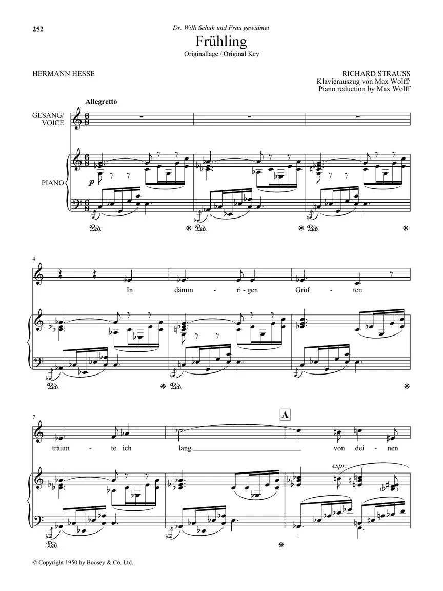 Strauss: 57 Lieder High Voice And Piano - Image 8