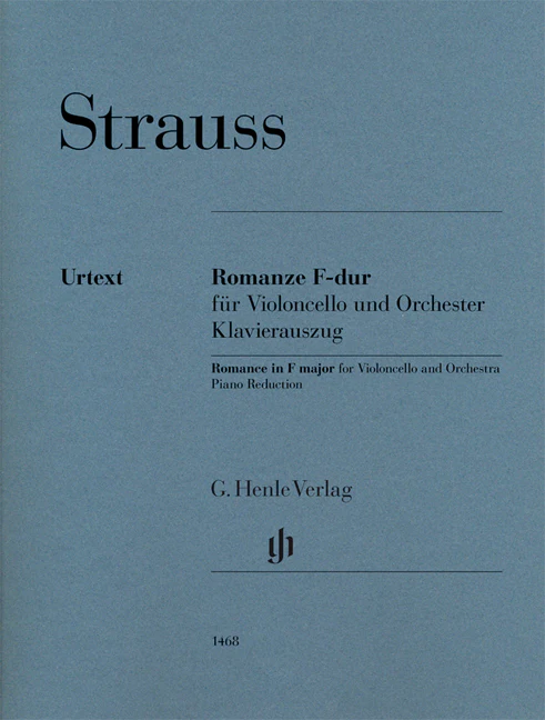 R. Strauss: Romance in F major for Cello and Orchestra (Piano Reduction)