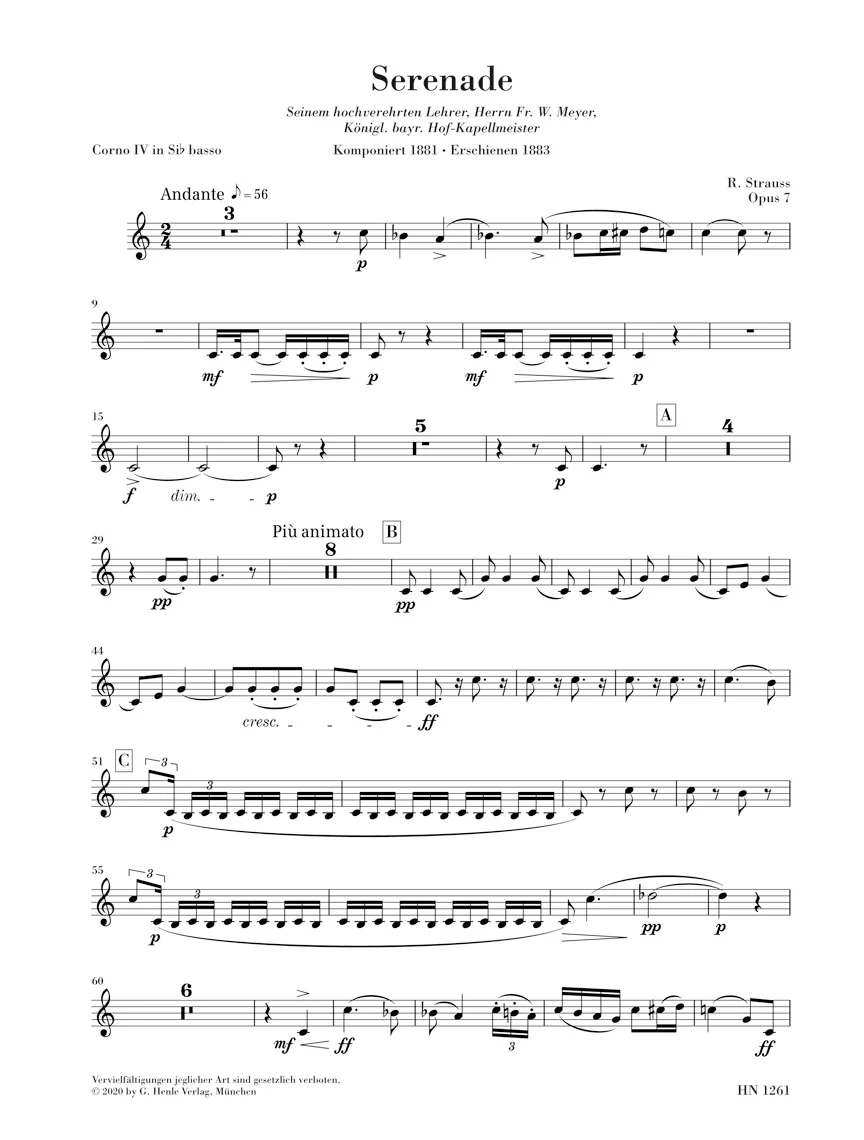 R. Strauss: Serenade for Wind Instruments in E flat major, Op. 7 - Image 14