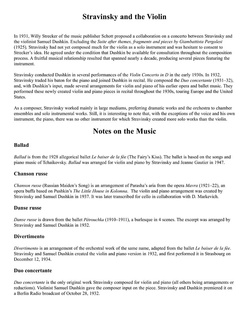 Stravinsky The Violin Collection - Image 4