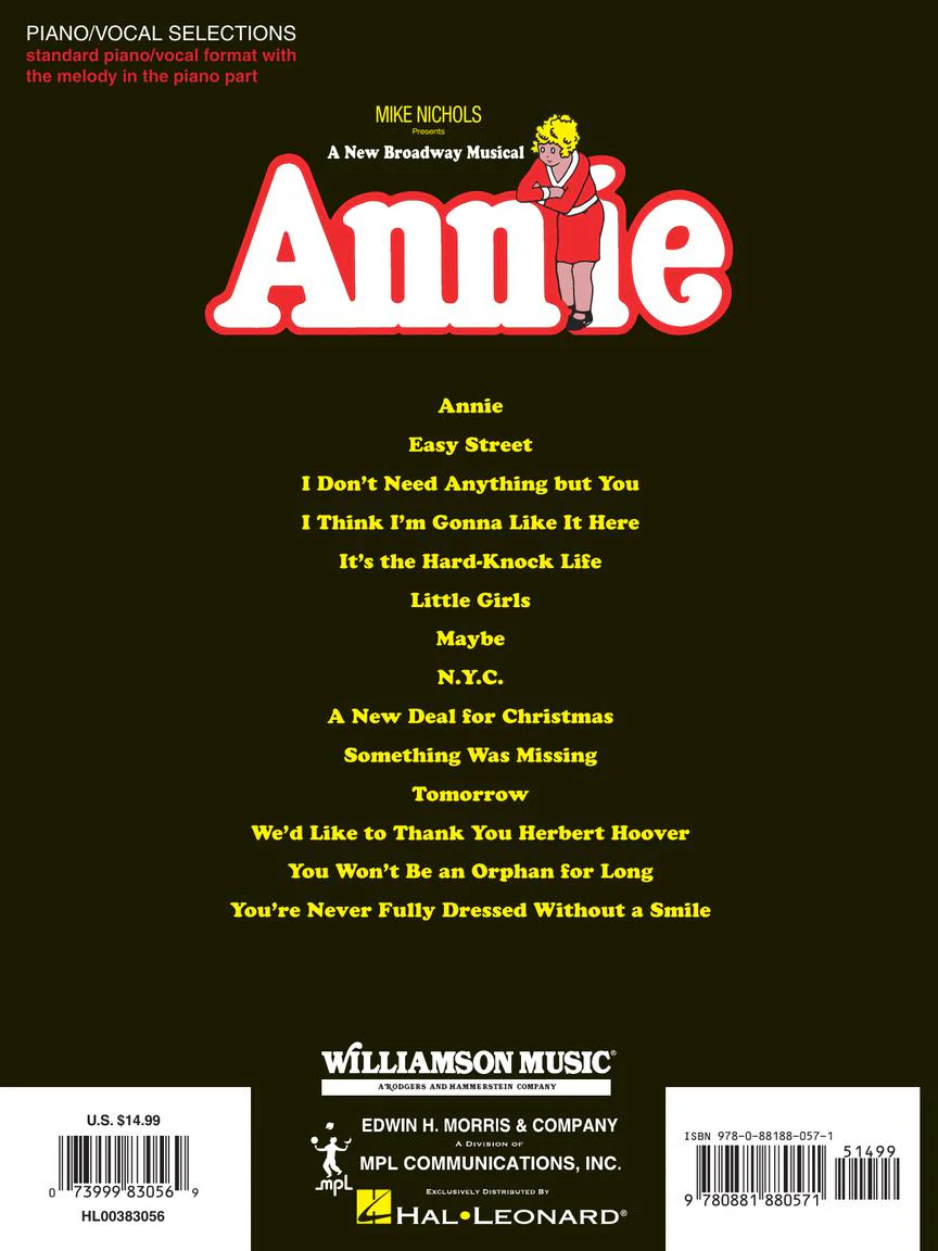 Annie - Broadway Vocal Selections - Image 6