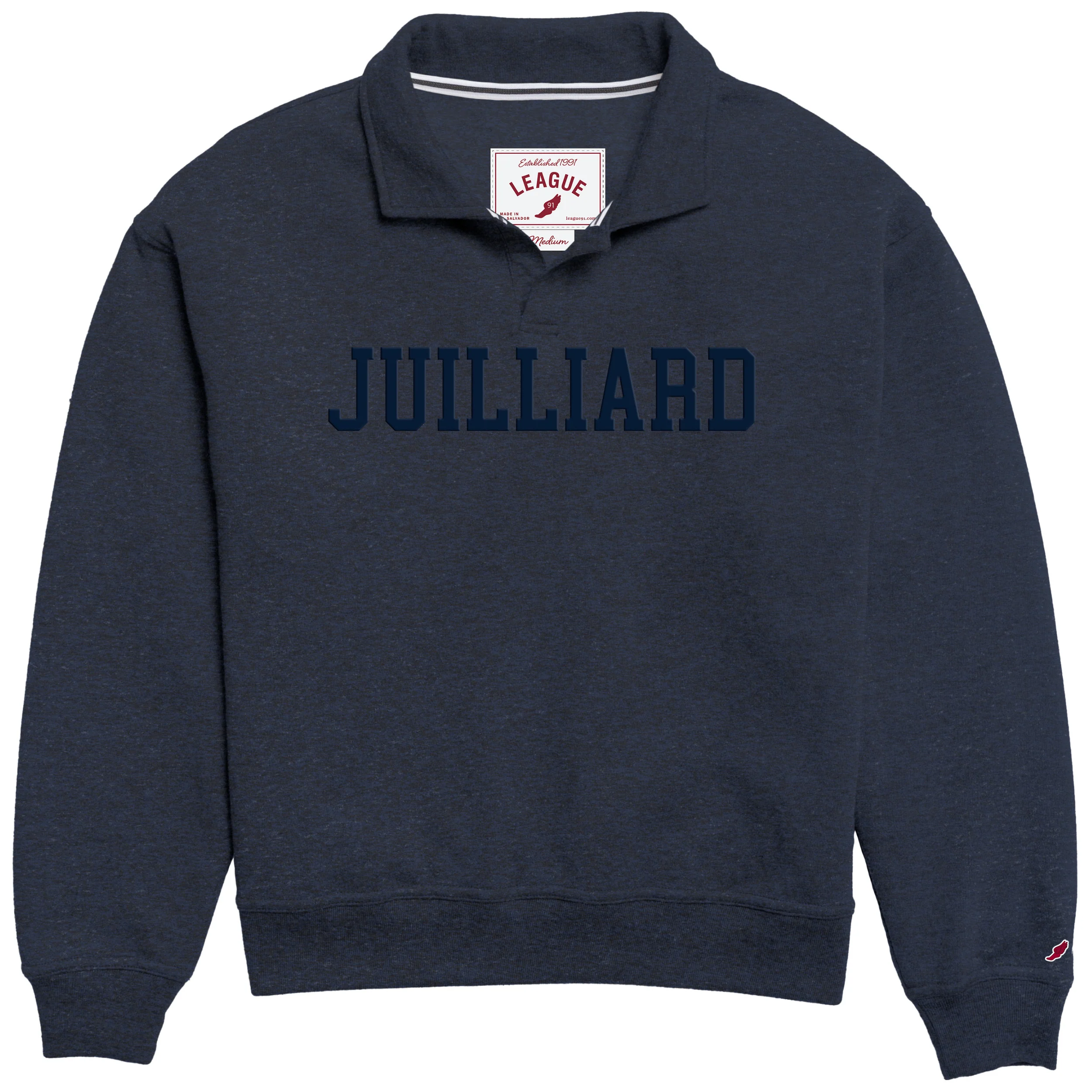Sweatshirt: Collared Crew (short-waisted, ladies cut) - Image 2
