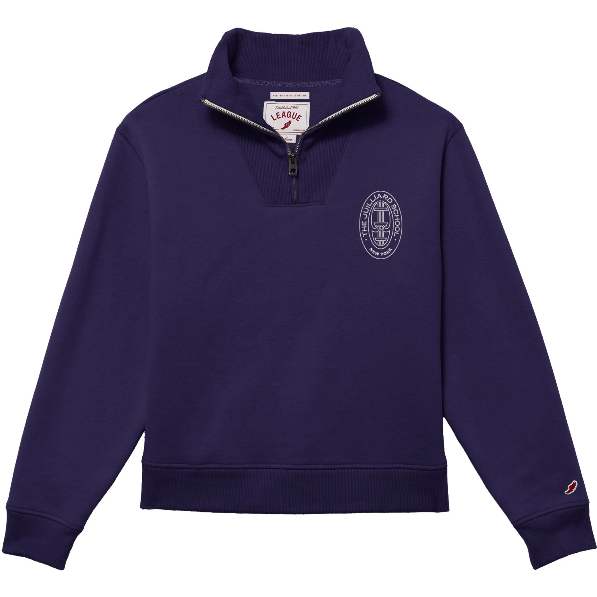 Sweatshirt: 1991 Women's Quarter Zip Fleece - Image 5