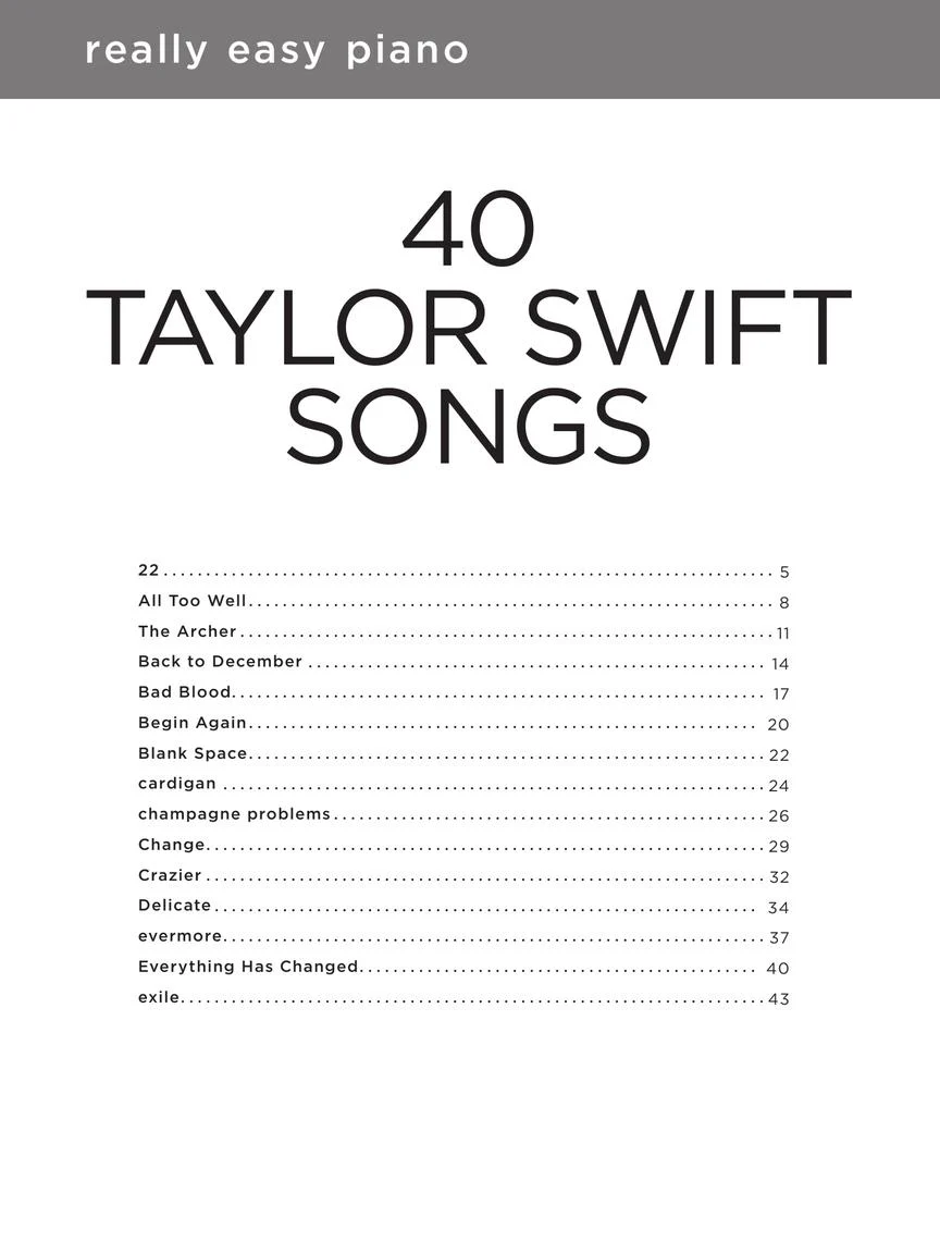 Swift 40 Taylor Swift Songs - Image 2