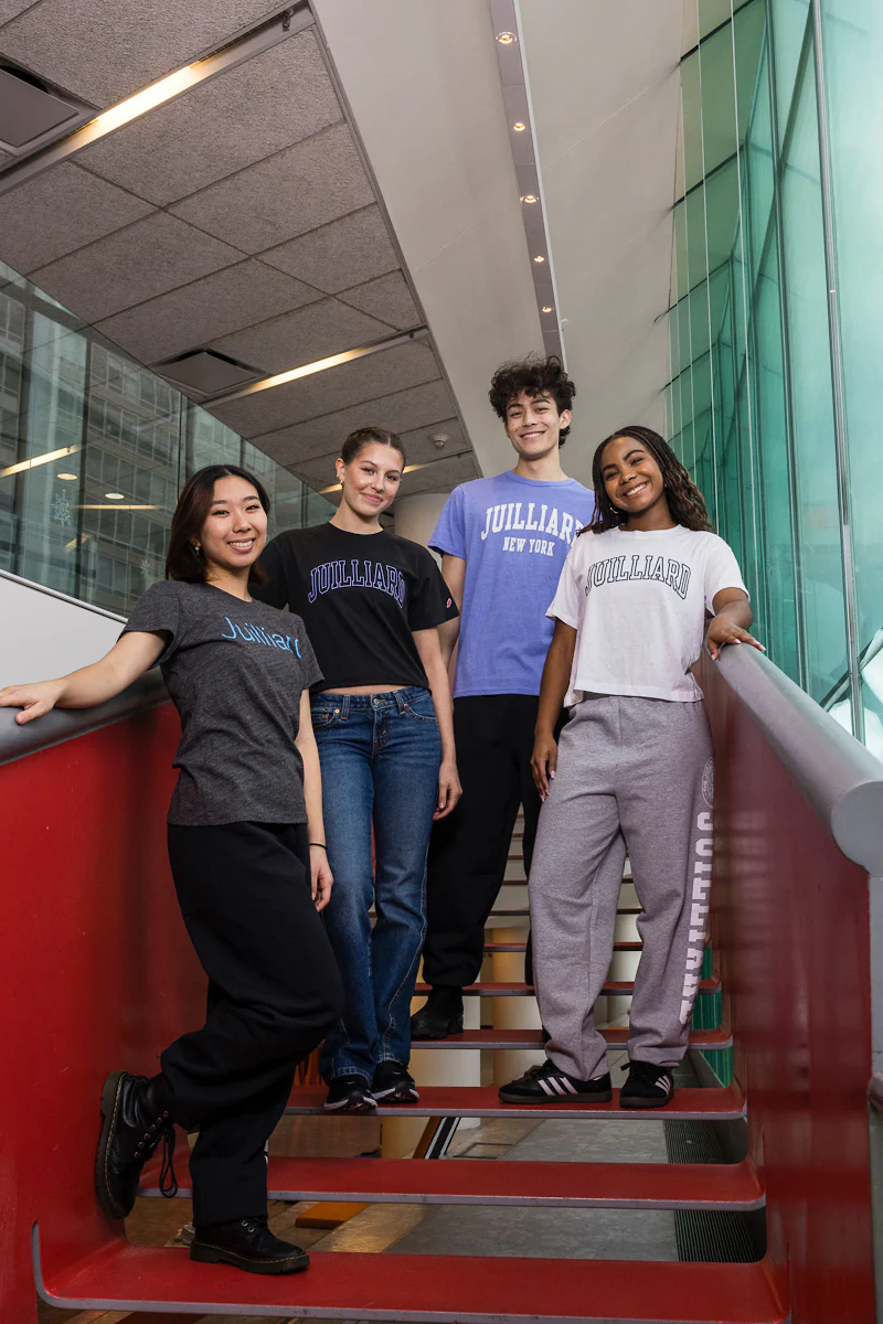 T-Shirt: Clothesline Crop top with Juilliard Collegiate - Image 3
