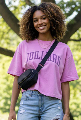 T-Shirt: Crop Midi (Ringspun, washed cotton) - Image 4