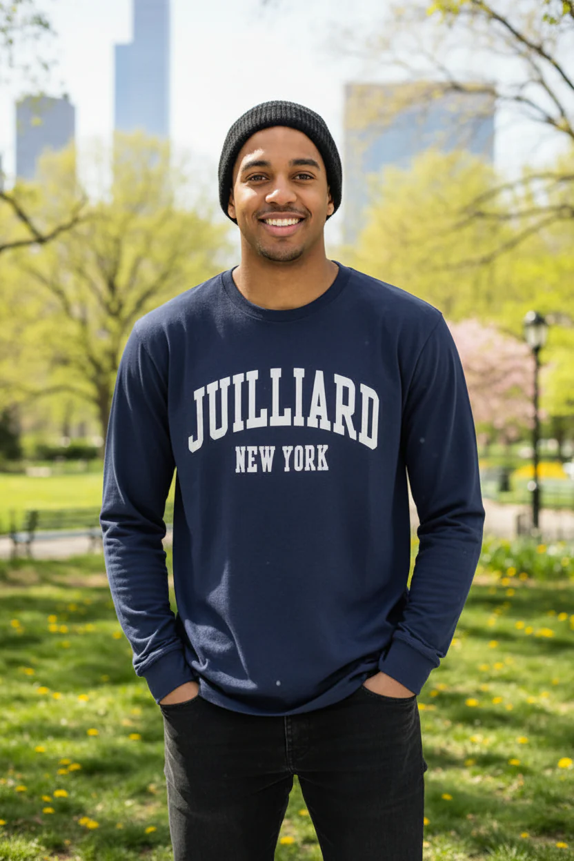 T-Shirt: Juilliard EZ Long-Sleeve Unisex - Image 4