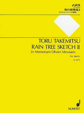 Takemitsu Rain Tree Sketch II, Piano