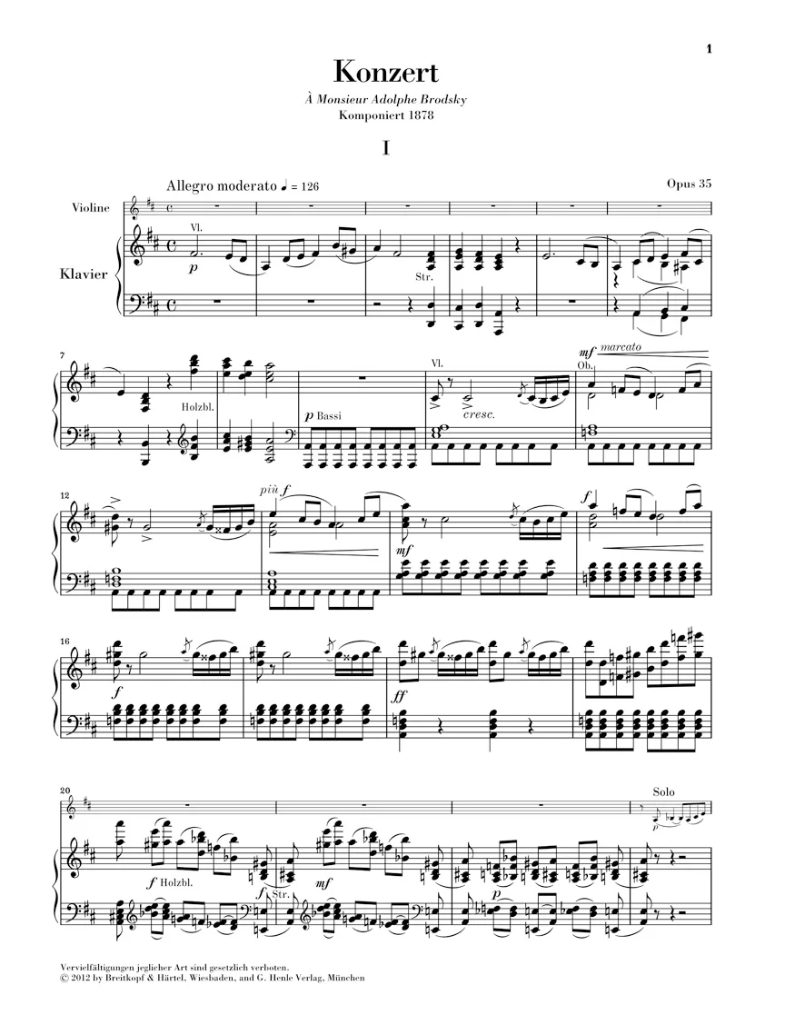 Tchaikovsky: Violin Concerto in D major, Op. 35 - Image 2