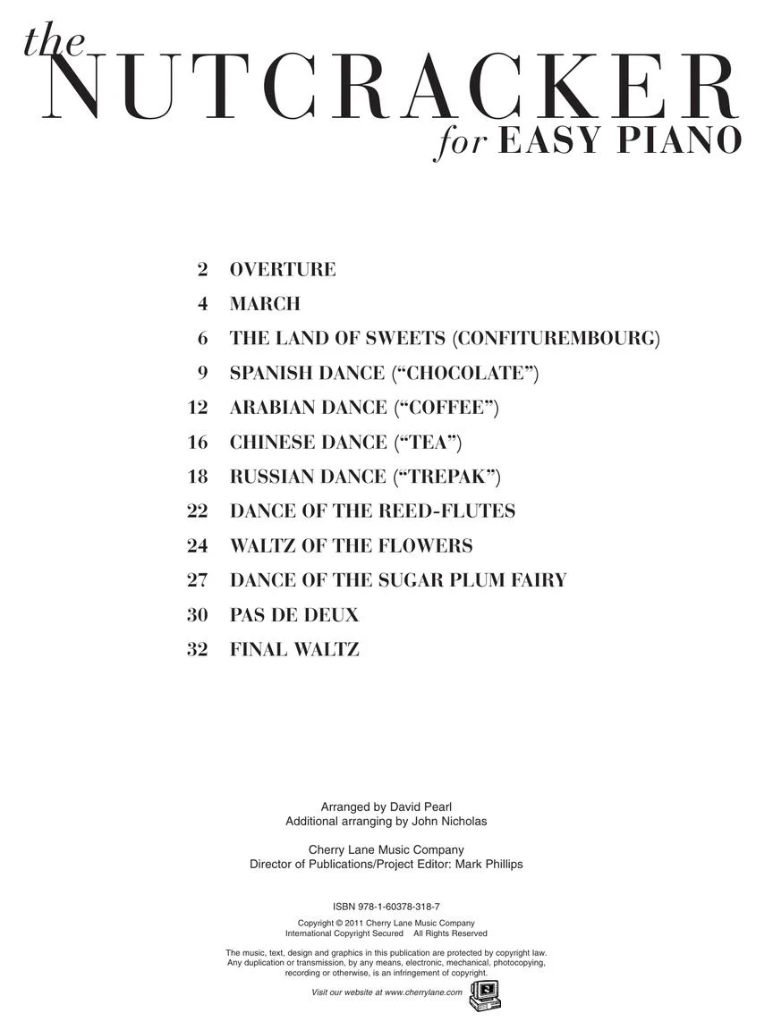 Tchaikovsky The Nutcracker for Easy Piano - Image 2