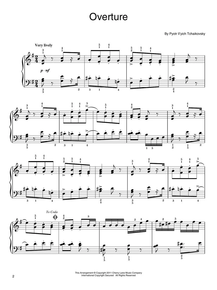 Tchaikovsky The Nutcracker for Easy Piano - Image 3