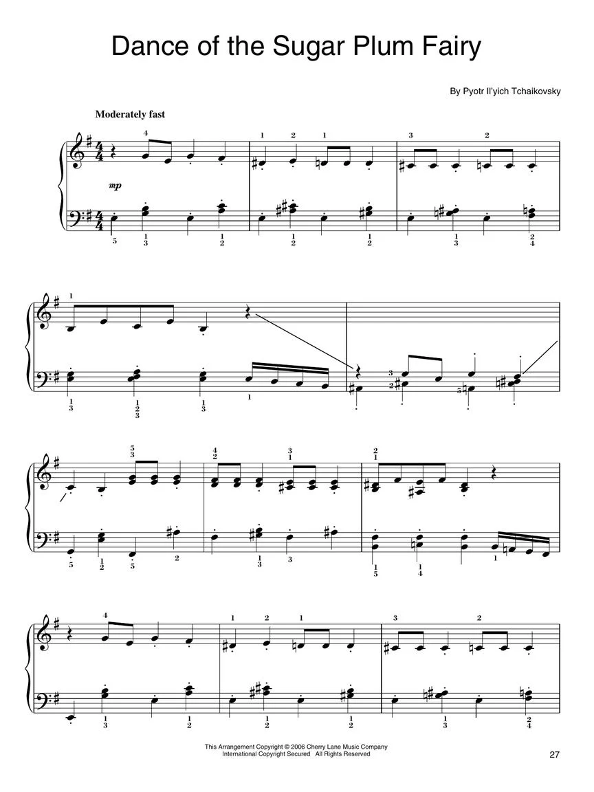Tchaikovsky The Nutcracker for Easy Piano - Image 5