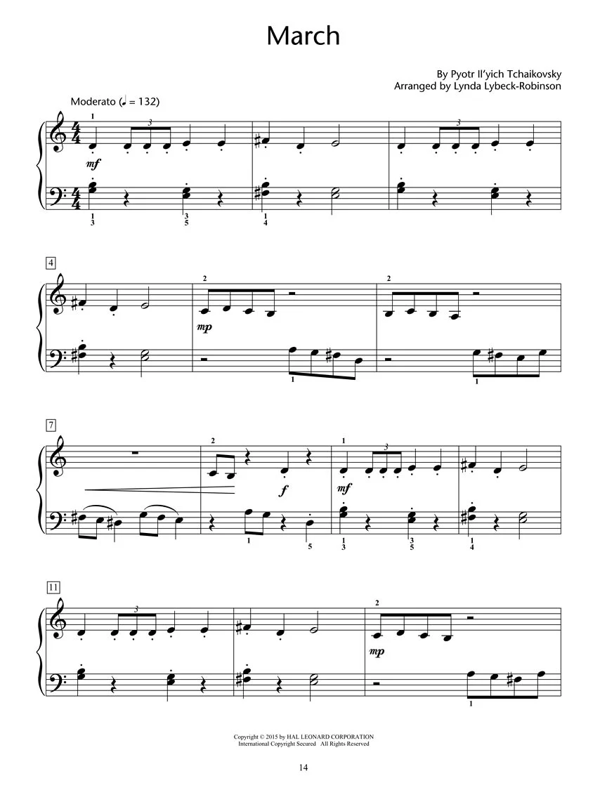Tchaikovsky The Nutcracker Suite 6 Easy Arrangements for Piano - Image 5