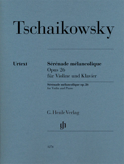 Tchaikovsky: Sérénade mélancolique, Op.26 (Score and Parts)