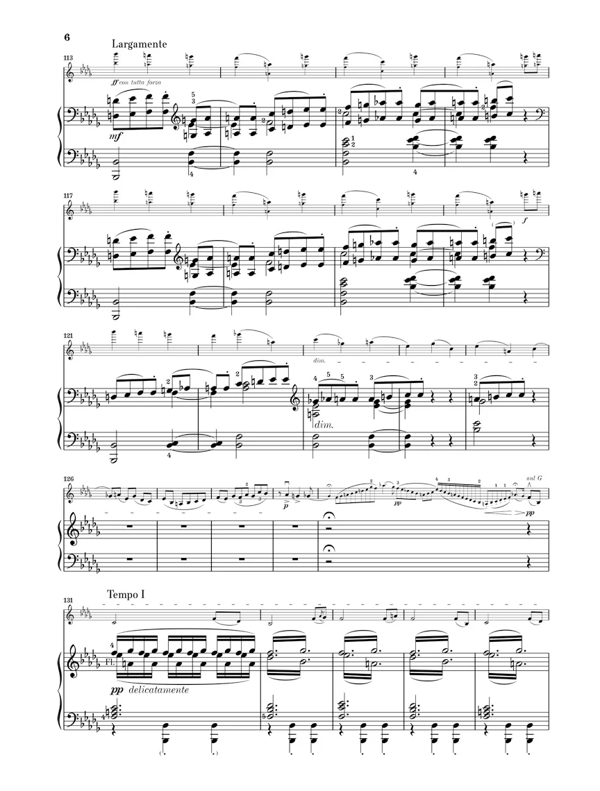Tchaikovsky: Sérénade mélancolique, Op.26 (Score and Parts) - Image 3