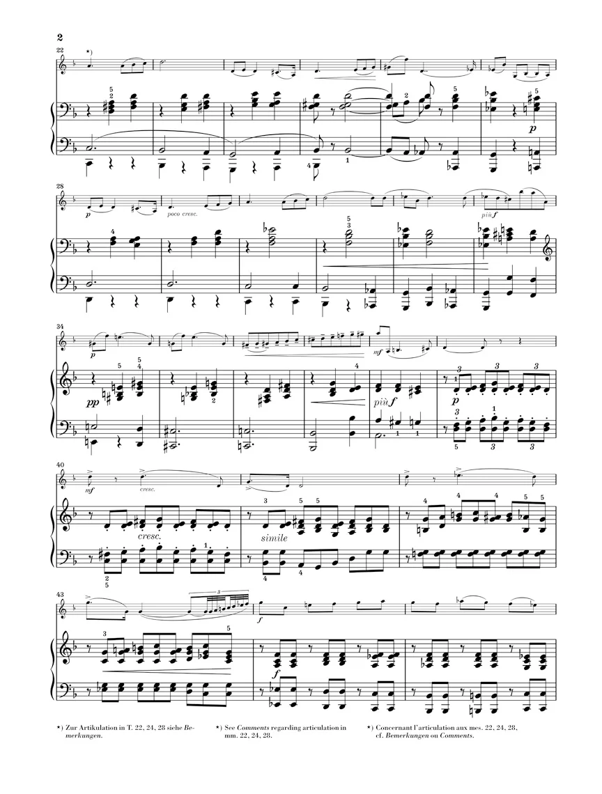 Tchaikovsky: Souvenir d'un lieu cher, Op. 42 for Violin and Piano (Score and Parts) - Image 4