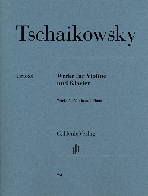 Tchaikovsky: Works for Violin and Piano (Score and Parts)